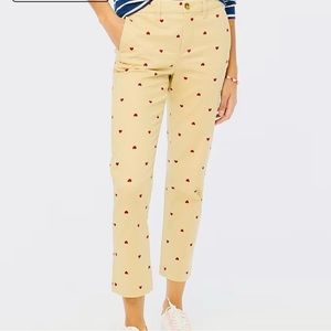 J Crew Factory Heart Khaki Pants